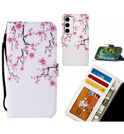 Samsung Galaxy S23 case leather wallet case printed ID