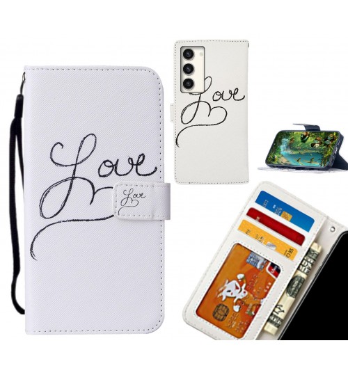 Samsung Galaxy S23 Plus case leather wallet case printed ID