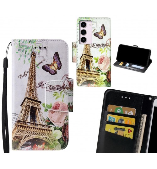 Samsung Galaxy S23 Case wallet fine leather case printed