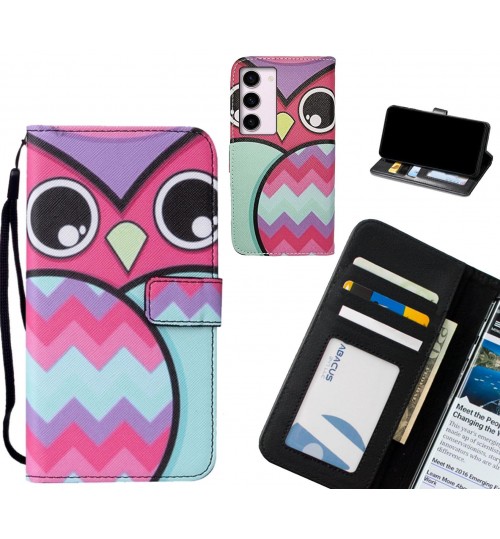 Samsung Galaxy S23 case leather wallet case printed ID