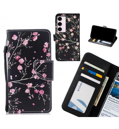 Samsung Galaxy S23 case leather wallet case printed ID