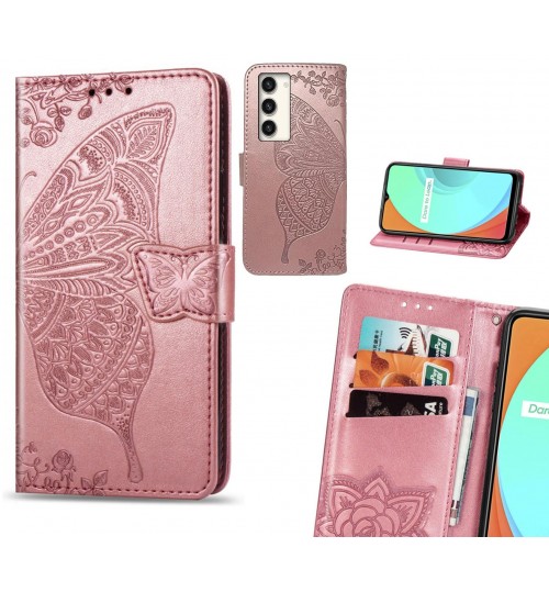 Samsung Galaxy S23 Plus case Embossed Butterfly Wallet Leather Case