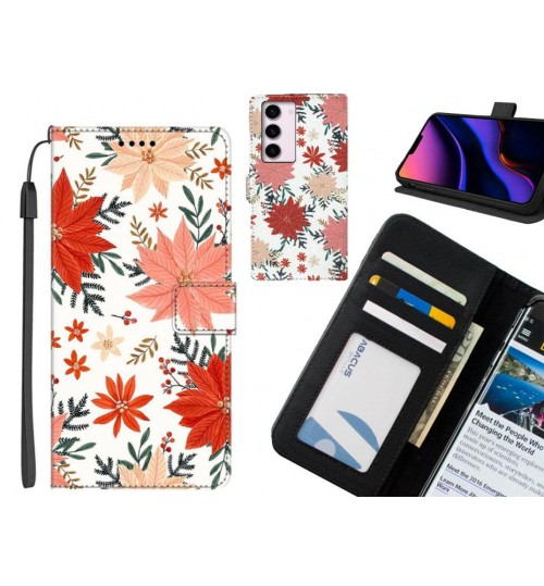 Samsung Galaxy S23 case leather wallet case printed ID