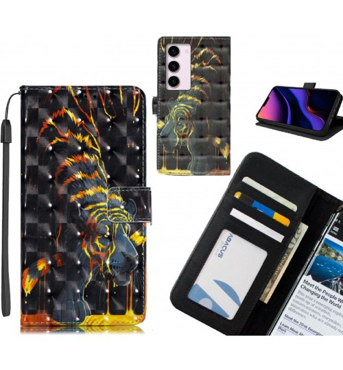 Samsung Galaxy S23 Case Leather Wallet Case 3D Pattern Printed