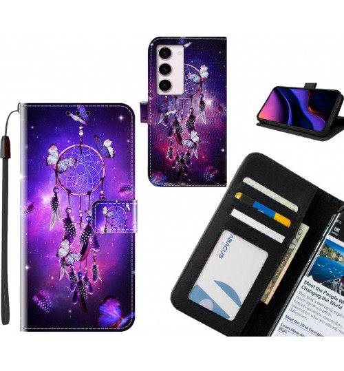 Samsung Galaxy S23 case leather wallet case printed ID