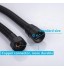 1.5M Shower Hose Black