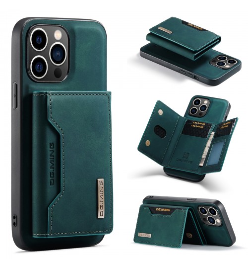 iPhone 14 Pro Case Detachable Wallet Back Case