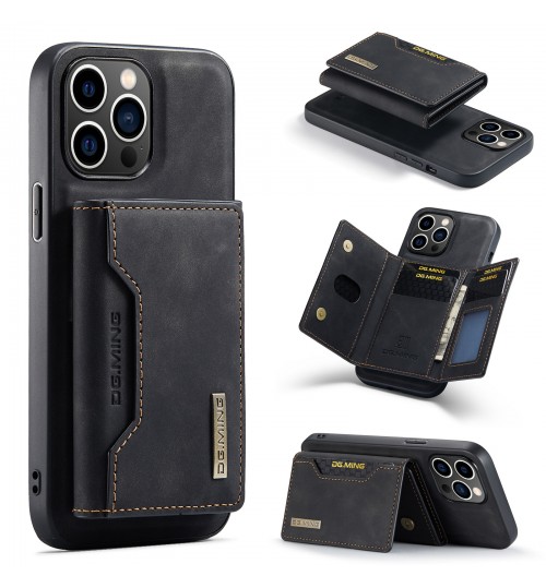 iPhone 14 Pro Max Case Detachable Wallet Back Case
