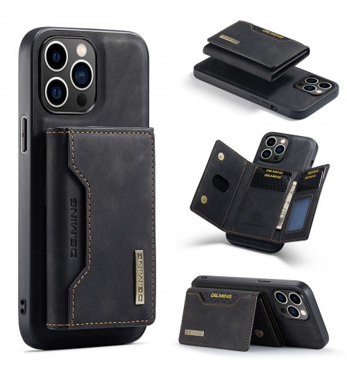 iPhone 14 Pro Case Detachable Wallet Back Case