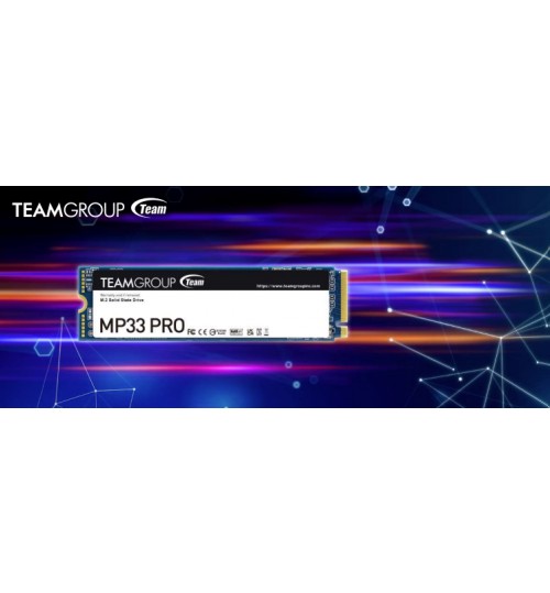 TEAMGROUP MP33 PRO M.2 2280 2TB PCIe 3.0 x4 with NVMe 1.3 3D NAND SSD  R/W 2400/2100 MB/s