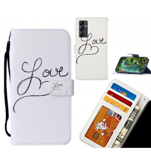Samsung Galaxy A14 5G case leather wallet case printed ID
