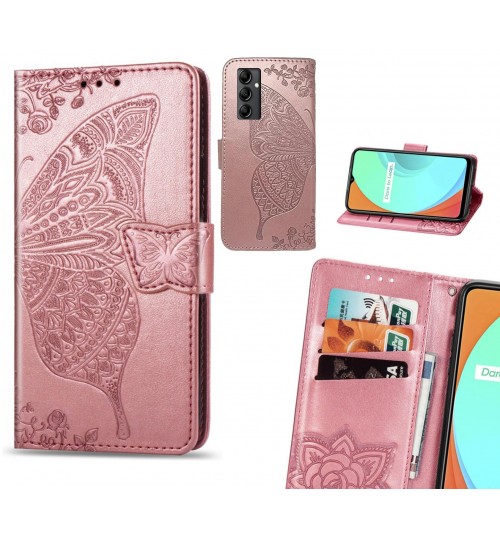 Samsung Galaxy A14 5G case Embossed Butterfly Wallet Leather Case