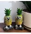 Pineapple Art Owl Resin Ornament