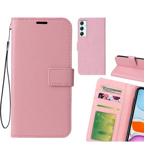 Samsung Galaxy A34 Case Fine Leather Wallet Case - Pink