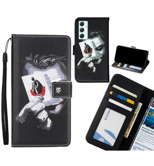 Samsung Galaxy A34 case 3 card leather wallet case printed ID