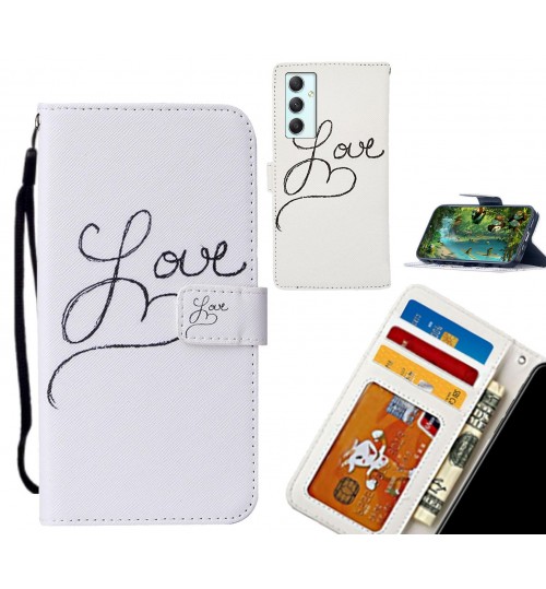 Samsung Galaxy A34 case leather wallet case printed ID