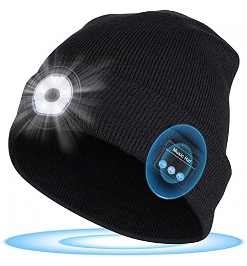 Bluetooth Led Beanie Hat With Music Speakers