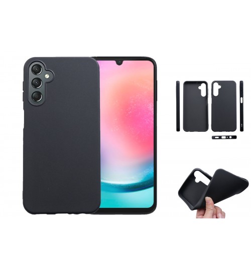 Samsung Galaxy A24 4G case TPU gel matte finish black