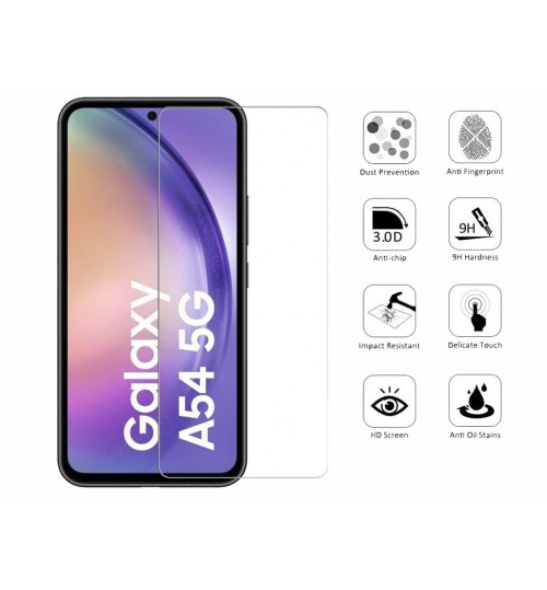 Samsung Galaxy A54 5G Screen Protector Tempered Glass Cover