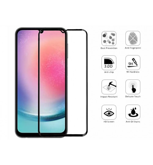 Samsung Galaxy A24 Full Screen Tempered Glass Protector
