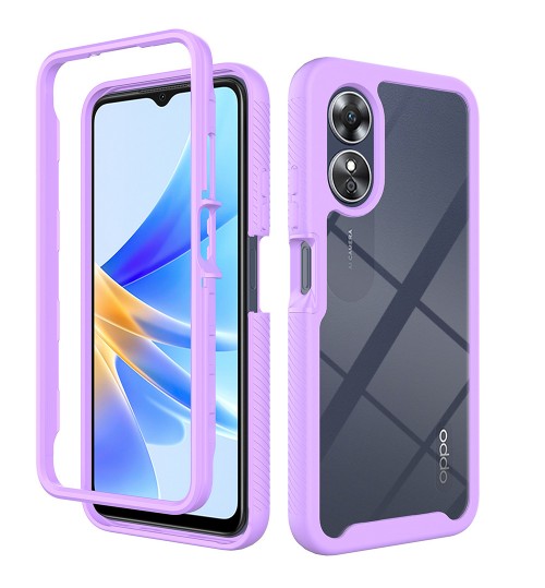 Oppo A17 Case Armor Impact Proof Hybrid Case