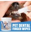 Pet Tooth Cleaning Finger Wipes 50 Pcs