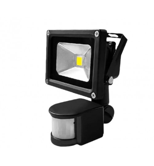 Lighting  Sensor Outdoor White LED Flood Light -10W