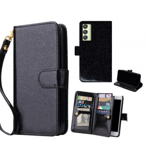 Samsung Galaxy A24 4G Case Glaring Multifunction Wallet Leather Case