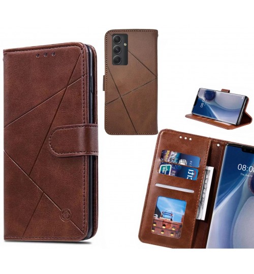Samsung Galaxy A54 5g Case Fine Leather Wallet Case - Brown