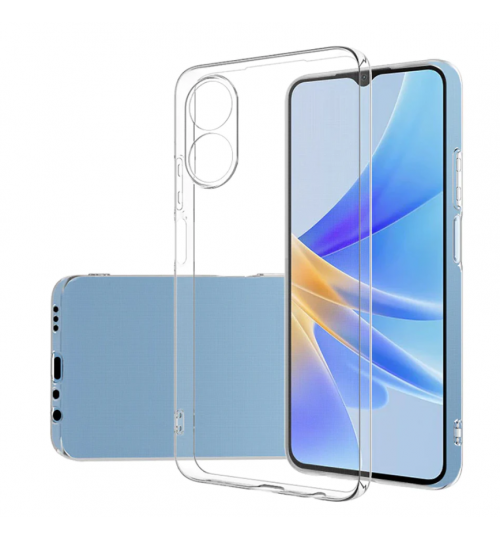 Oppo A17 Case Soft Gel Clear TPU Case