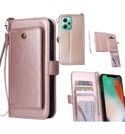 Xiaomi Redmi Note 12 5G Case Retro Leather Wallet Case