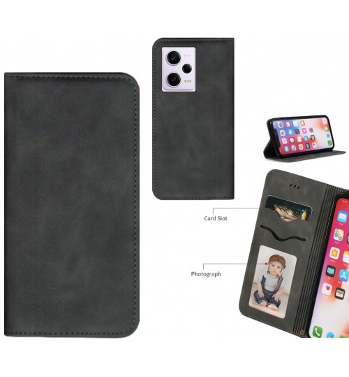 Xiaomi Redmi Note 12 Pro 5G Case Premium Leather Magnetic Wallet Case