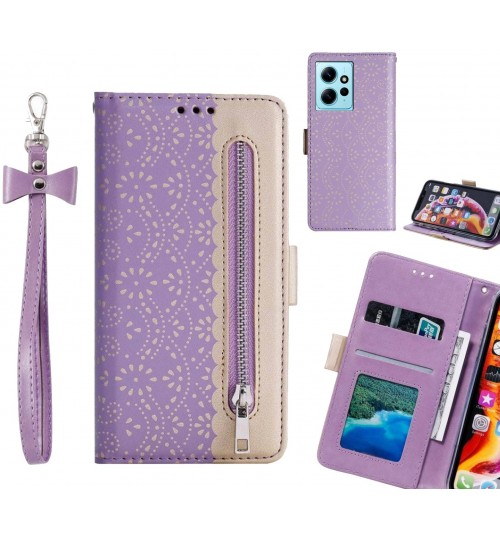 Xiaomi Redmi Note 12 4g Case Multifunctional Wallet Case - Purple