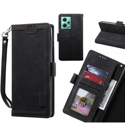 Xiaomi Redmi Note 12 5G Case Wallet Denim Leather Case Cover
