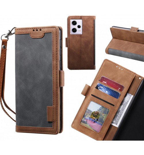 Xiaomi Redmi Note 12 Pro 5G Case Wallet Denim Leather Case Cover