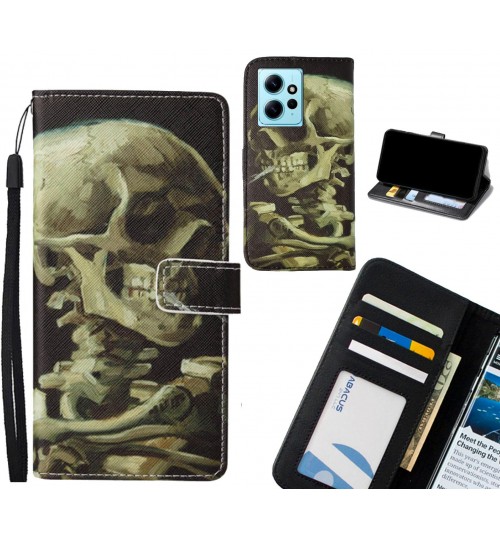 Xiaomi Redmi Note 12 4G case leather wallet case van gogh painting