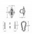 Sun Shade Sail Fittings Kit 24 Pcs