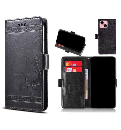 iPhone 15 Case retro leather wallet case
