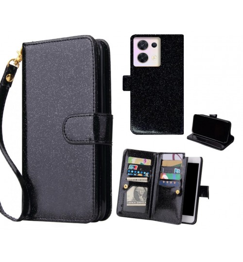 Oppo Reno 8 Case Glaring Multifunction Wallet Leather Case