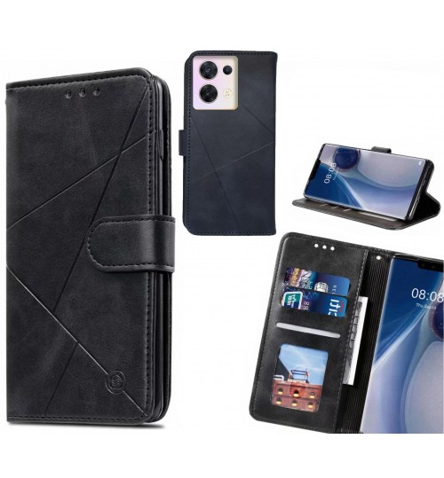 Oppo Reno 8 Case Fine Leather Wallet Case