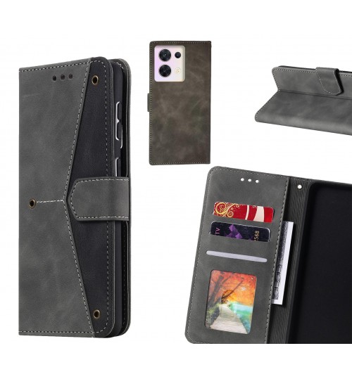 Oppo Reno 8 Case Wallet Denim Leather Case Cover