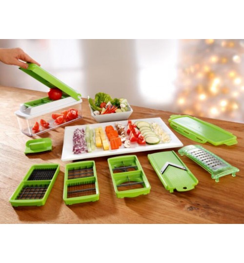 Super Nicer Dicer Fruit Vege Dicer 12pcs Set