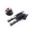 Adjustable Tactical Rifle Bipod Adjustable Spring Return with Adapter