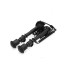 Adjustable Tactical Rifle Bipod Adjustable Spring Return with Adapter