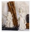 Ancient Ivory Angel Sculpture Ornament Resin Bust Statue Home Decor