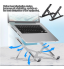 Foldable Aluminum alloy Laptop Stand Adjustable