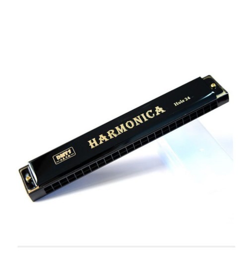 Professional 24 Hole Harmonica Mouth Metal Organ