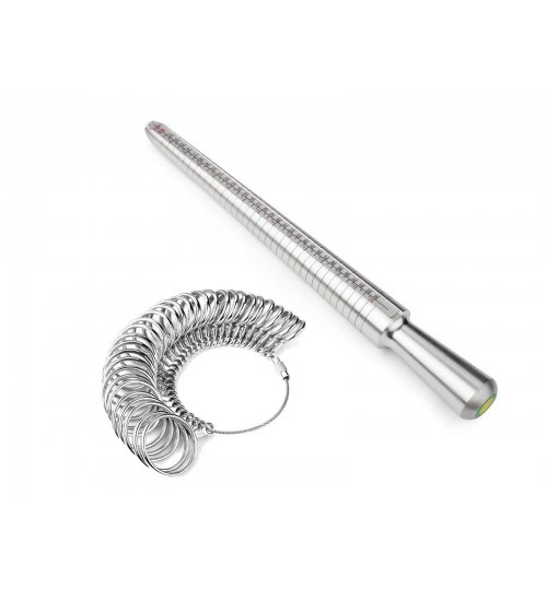 Ring Sizer Mandrel Finger Gauge Set