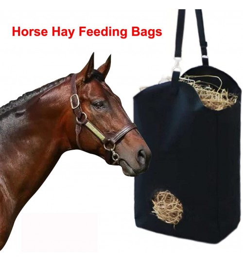 Horse Hay Bags Sturdy Feeding Hay Bag for Horses Sheep Feeder