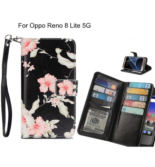 Oppo Reno 8 Lite 5G case Multifunction wallet leather case